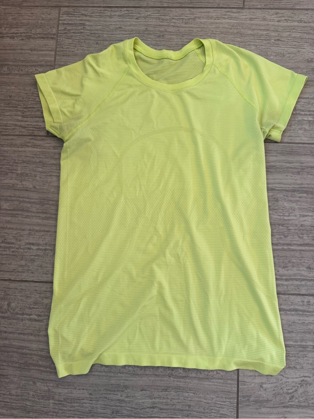 lululemon athletica Bright Neon Yellow Performance Tee